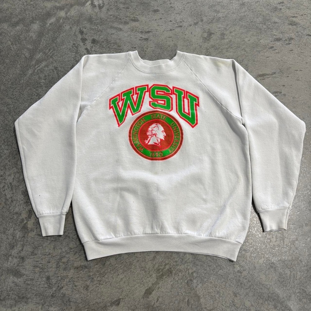 Vintage 90s Washington State University WSU Crewneck Sweatshirt XL
